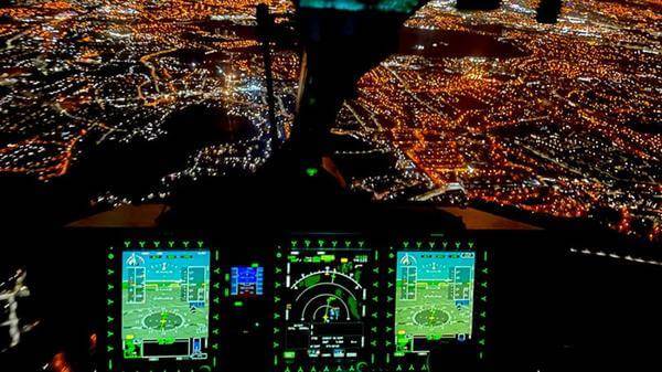 View from cockpit