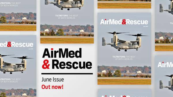 Tiltrotor aircraft on front cover of AMR 137