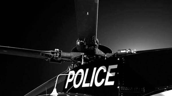 Police helicopter