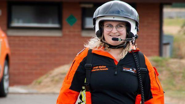 Critical Care Paramedic Sarah Walter
