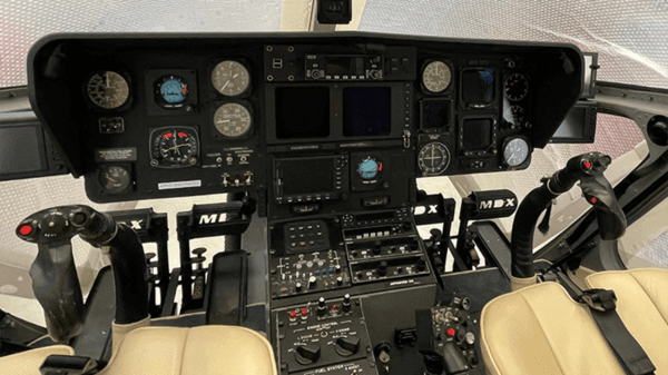 Helicopter cockpit