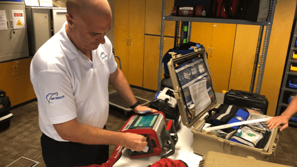 Air rescue group member testing machine