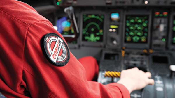 Conair shoulder patch on pilot