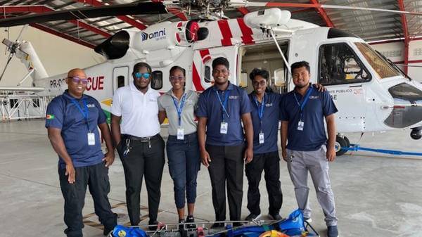 Omni Guyana SAR crew