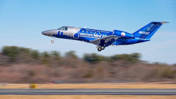 Boston MedFlight plane