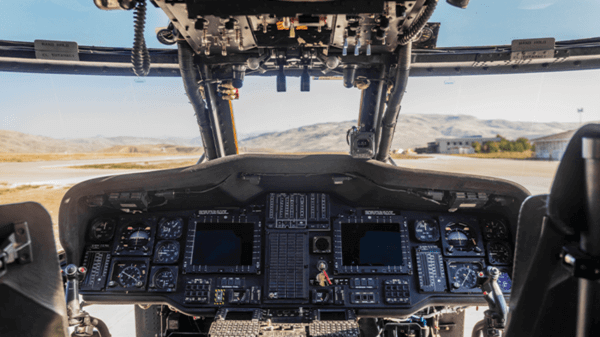 Helicopter cockpit