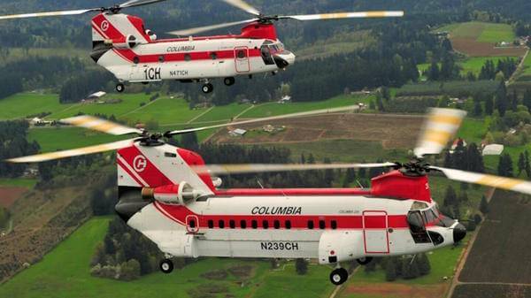 Columbia Helicopters Chinooks