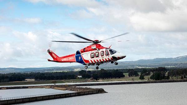 Ambulance Victoria helicopter