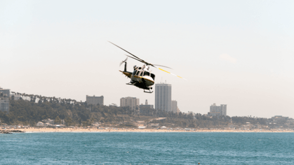 LA county fire helicopter