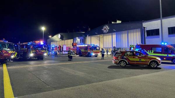 Luxembourg Air Rescue fire