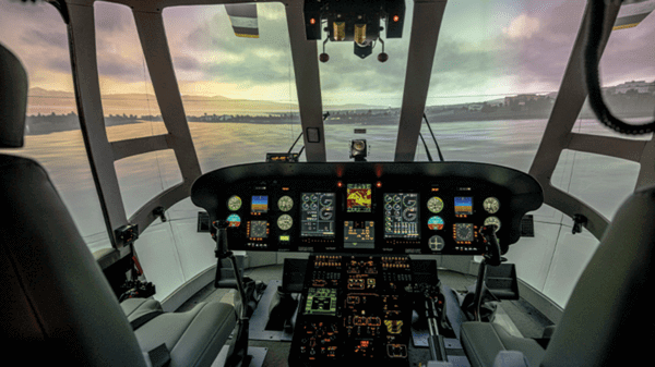 Helicopter cockpit