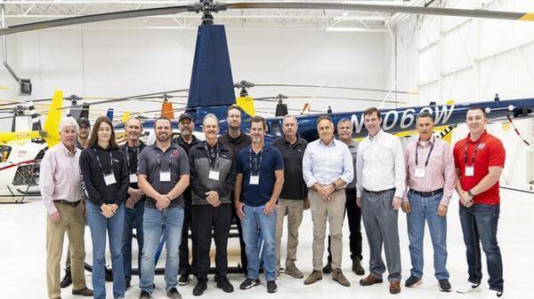 Image of team at Robinson Helicopter Company