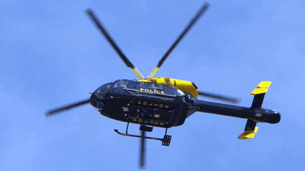 Police helicopter
