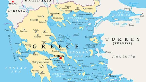 Map of Greece