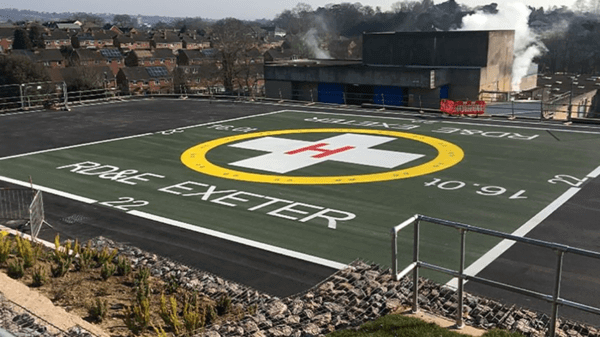 Helicopter landing pad