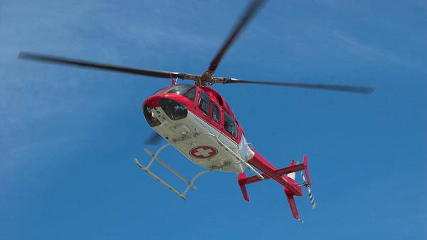 Red helicopter