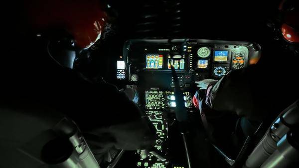 Image of NVIS certification of pre-installed tactical radios in MD 902 helicopters