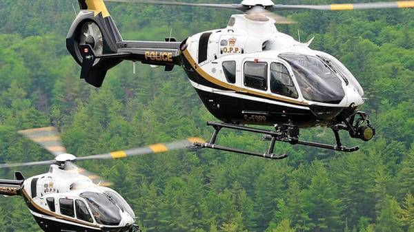 H135 police heli