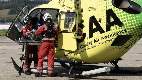 Helicopter air ambulance service