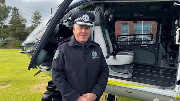 South Australia police helicopter