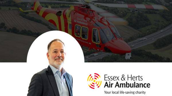 Image of Essex & Herts Air Ambulance new CEO Jonathan Ager