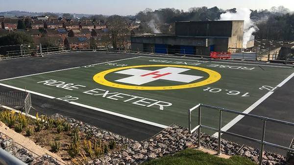 Helicopter landing pad