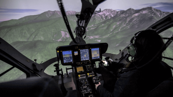 Image of Entrol H145 FNPT II MCC flight simulator