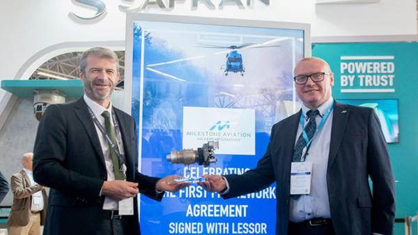 The agreement aims to simplify the transition of Safran-powered aircraft between lessees and ensure Milestone has access to best-in-class asset management services
