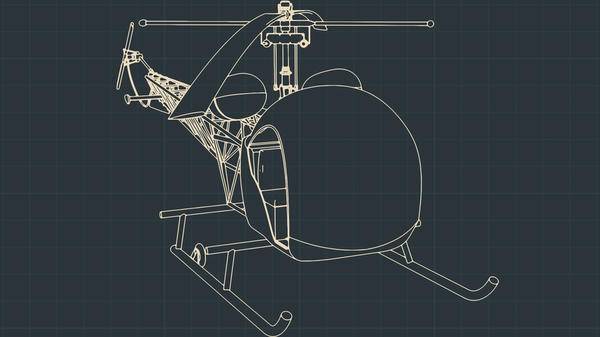 Helicopter graphic