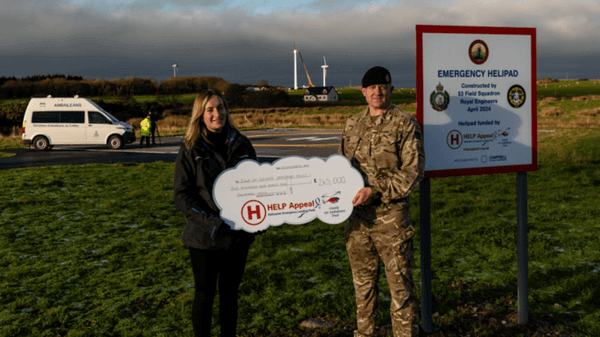 Gigha’s emergency helipad officially opens 