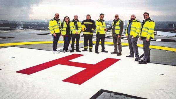 HELP Appeal funds upgrade to Glasgow hospital helipad