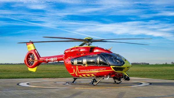 Midlands Air Ambulance Charity has purchased a new H145