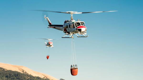 Fire rescue helicopter 