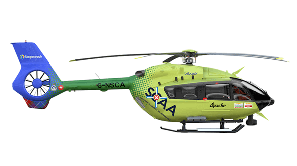 SCAA helicopter