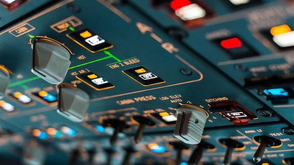 Helicopter cockpit analog buttons
