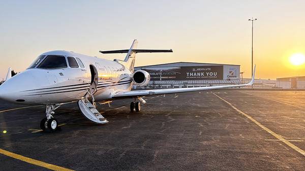 Plane parked in airport