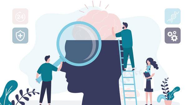 Graphic highlighting psychology