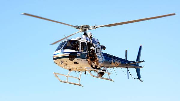 Police helicopter