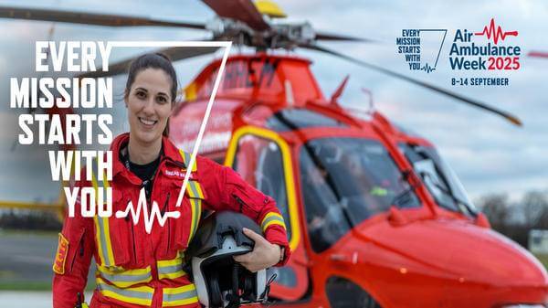 Air Ambulance Week 2025 highlights lifesaving missions across the UK
