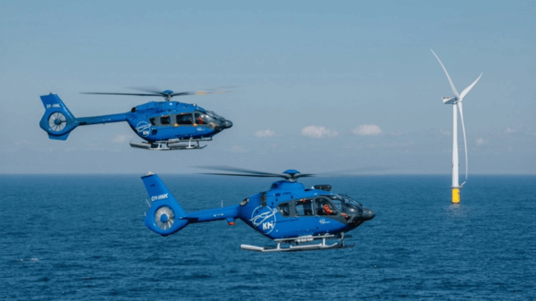 Two KN Helicopters' aircraft