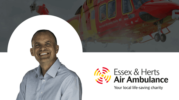 Essex & Herts Air Ambulance welcomes new CEO, Mark Jarman-Howe