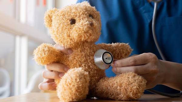 Teddy bear stethoscope paediatrics