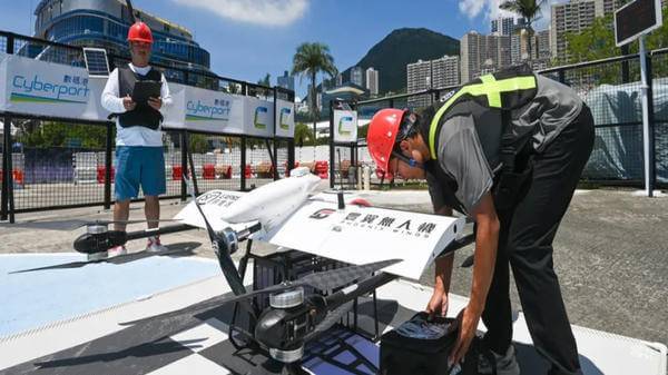 Hong Kong trials drone-based medical deliveries