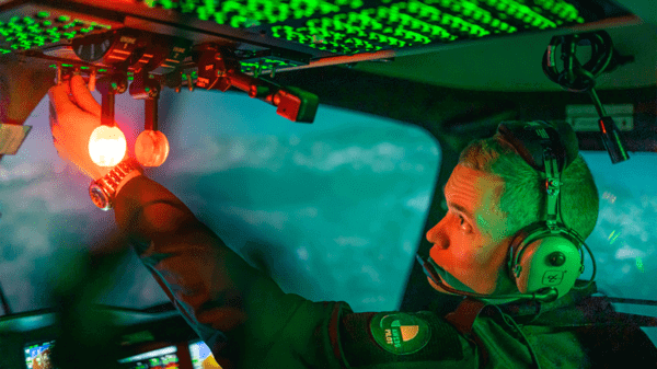 Coptersafety pilot working controls