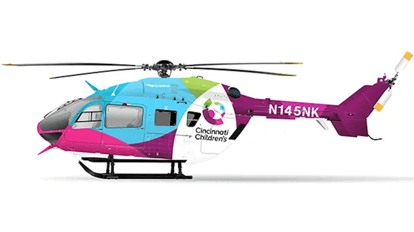 Cincinnati Children's helicopter
