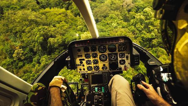Helicopter cockpit