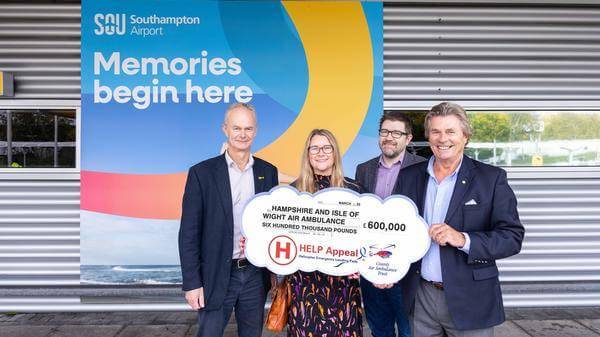 HELP Appeal donates £300,000 to Hampshire and Isle of Wight Air Ambulance base