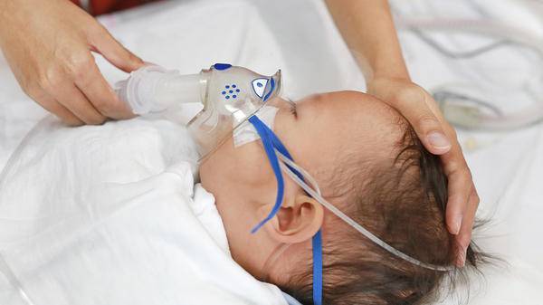 Baby in care