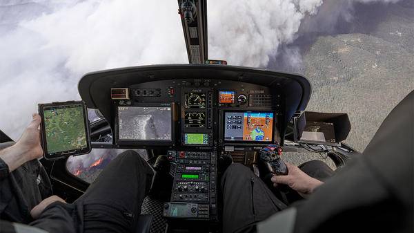 Helicopter cockpit