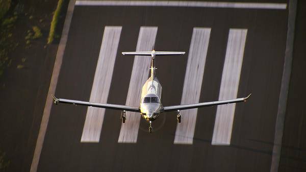 Plane taking off